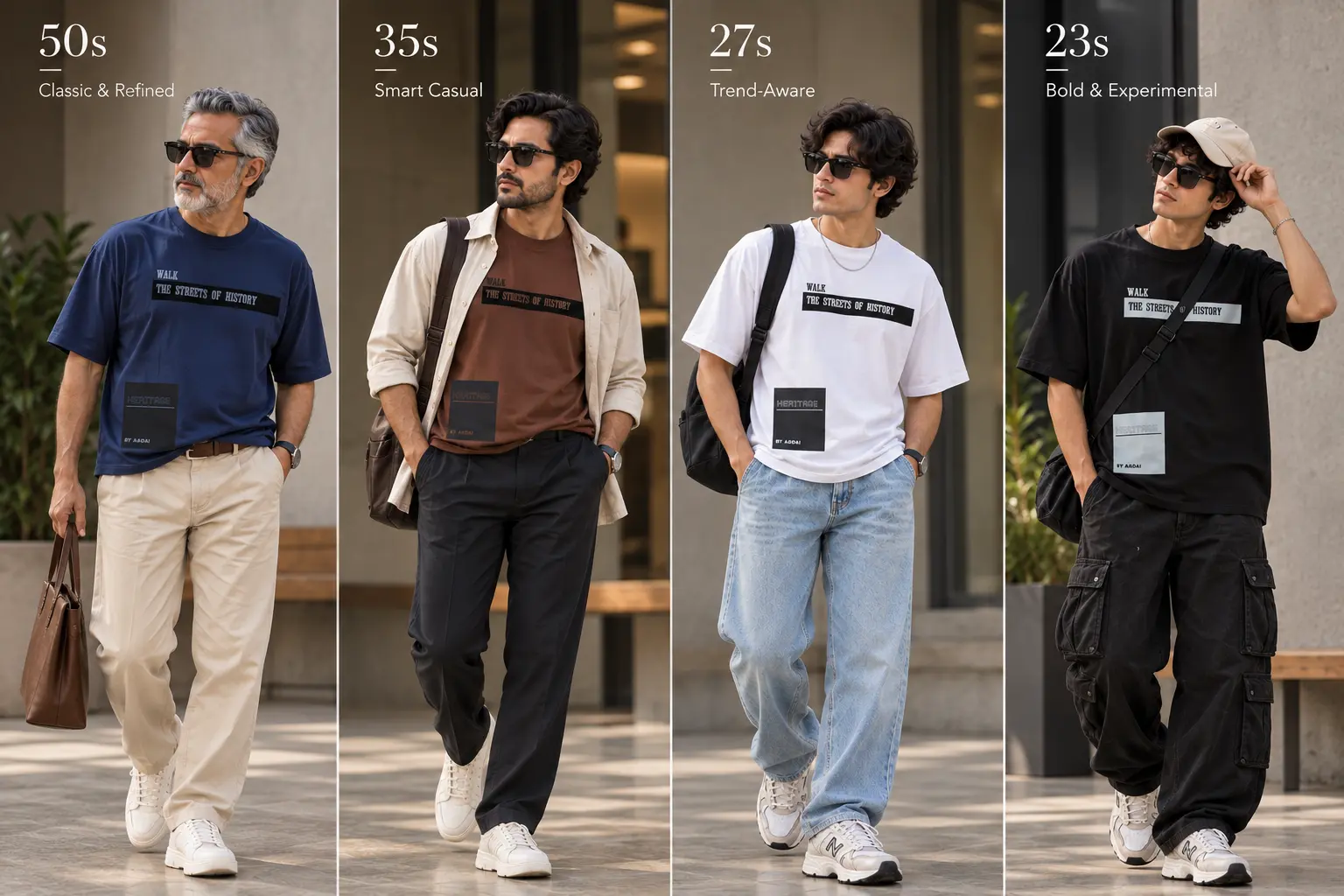 5 Ways to Style Oversized Tee - One for Every Generation